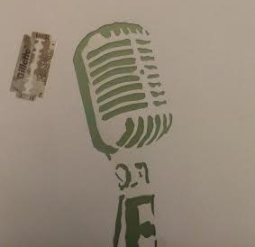 A new stencil I created inspired by the mic picture.